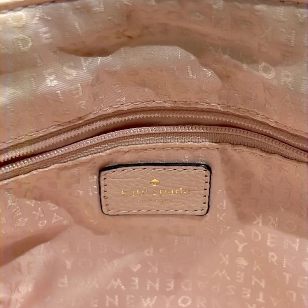 Kate Spade Montgomery Street Leather Baby Pink Satchel Bag